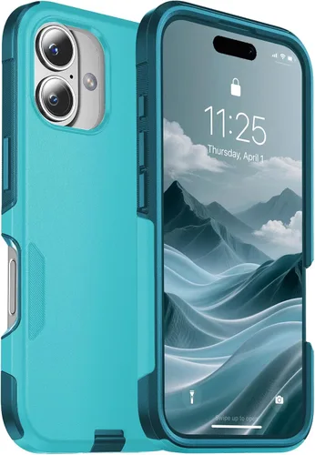Vista 24 de jaroco Funda para iPhone 13 y Funda para iPhone 14 y Funda para iPhone 15 [Protección de Servicio Pesado][Protección contra Caídas de Grado