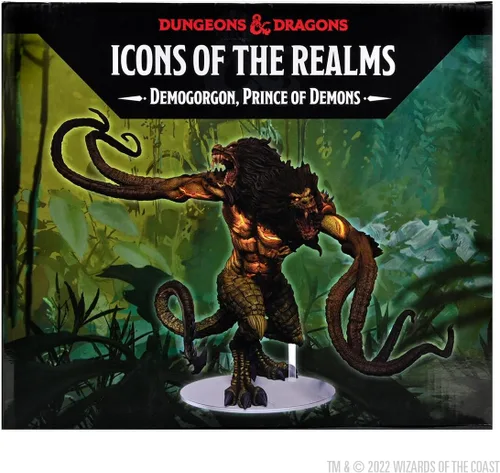 Vista 3 de WizKids Dungeons and Dragons IR: Demogorgon prepintado Príncipe de los Demonios 96193