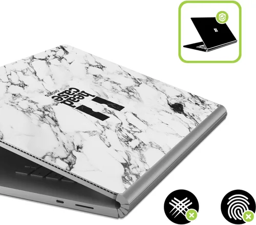 Vista 5 de Head Case Designs Calcomanía de vinilo con licencia oficial de Dean Russo Buldog Francés Animales compatible con Microsoft Surface Book 2