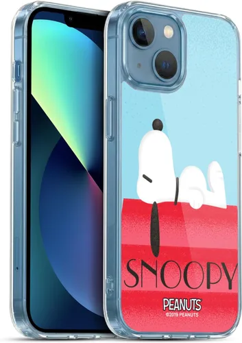 Vista 61 de Head Case Designs Snoopy Deco Dreams - Funda de gel suave con licencia oficial de Peanuts Blue Pattern compatible con Apple iPhone 7 Plus/iPhone 8