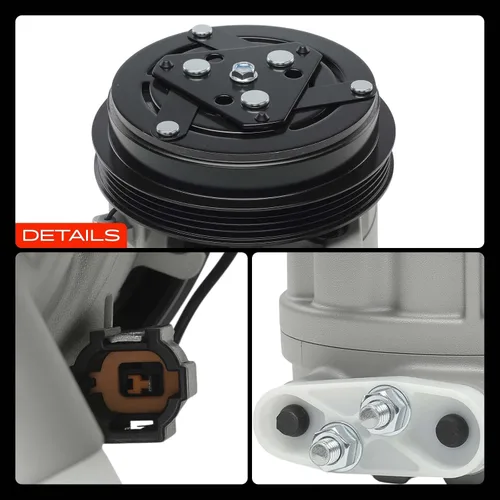 Vista 9 de A-Premium Compresor de aire acondicionado con embrague compatible con Nissan 350Z 3.5L 2003-2006