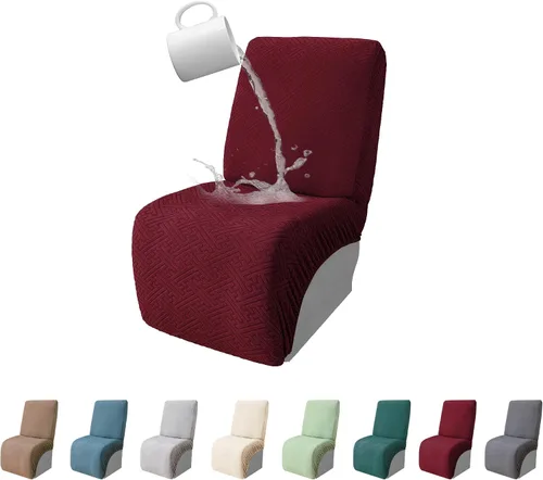 Vista 19 de Fundas de sofá reclinable seccional 100% impermeables para sofá reclinable en forma de L, funda de sofá modular de esquina en forma de L, fundas