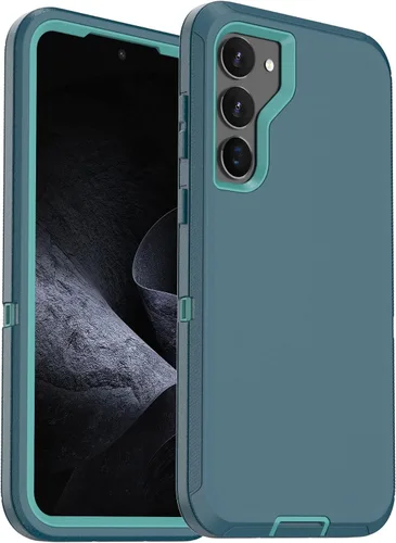 Vista 8 de Gurible - Funda para Samsung Galaxy S21 Plus, protección resistente de 3 capas, a prueba de golpes, a prueba de polvo, antiarañazos, con cubierta