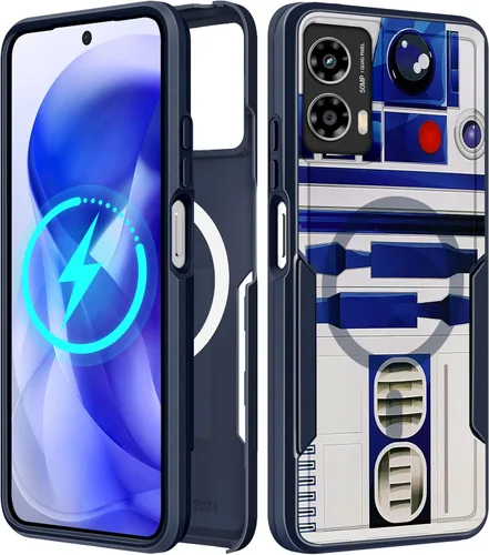Vista 111 de Funda para Moto G 5G 2024 – Compatible con MagSafe para mujeres y niñas, bonita funda protectora magnética para teléfono, diseño femenino Kawaii