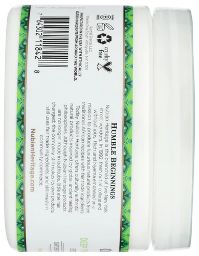 Vista 4 de Aceite de oliva, mascarilla vegana de tratamiento profundo, 12 oz (340 g), Nubian Heritage