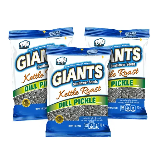 Vista 27 de GIANTS KC Style BBQ Semillas de Girasol - Semillas de girasol a granel, semillas de girasol tostadas para comer, sabor a barbacoa, aperitivo