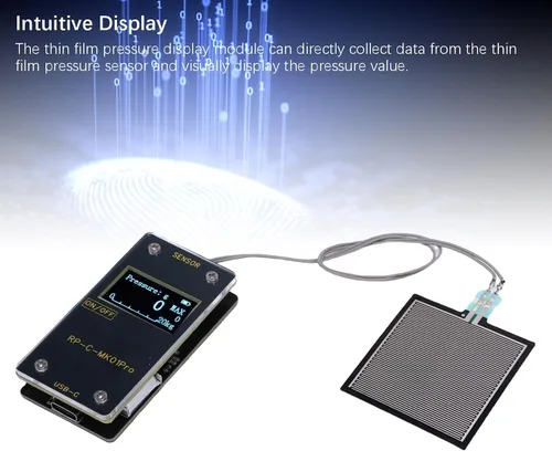 Vista 9 de Hilitand Módulo de pantalla del sensor de presión Sensor de presión de película fina con pantalla 44.1 lbs Recopilación de datos visuales de alta