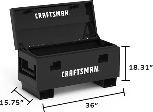 Vista 12 de Caja de trabajo Craftsman de 36" en color negro