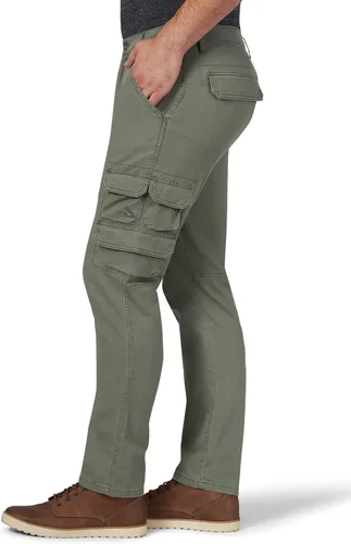 Vista 4 de Wrangler Authentics Pantalón cargo cónico regular para hombre
