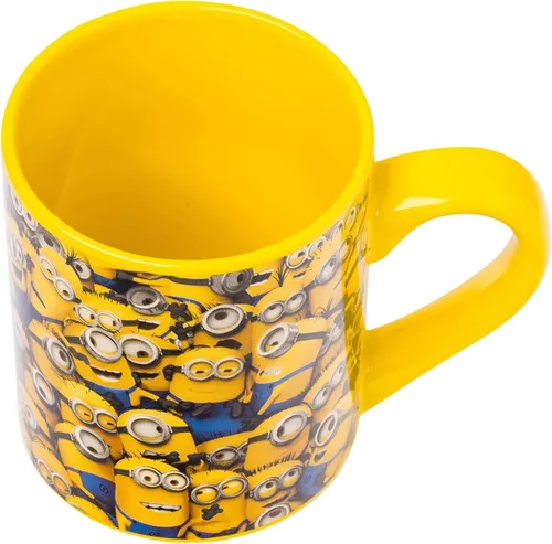 Vista 4 de Silver Buffalo Despicable Me Cluttered Minions - Taza de cerámica, 14 onzas