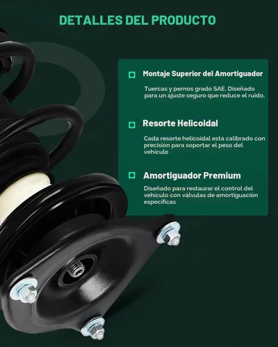 Vista 3 de SCITOO Par de montaje de puntales delanteros para Mini Cooper 2002-2006