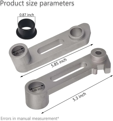 Vista 2 de M136635 M143350 - Tensor de brazo tensor y buje de reconstrucción compatible con modelos de tractor y cortacésped John D-eere 48C 54C GT LX GX
