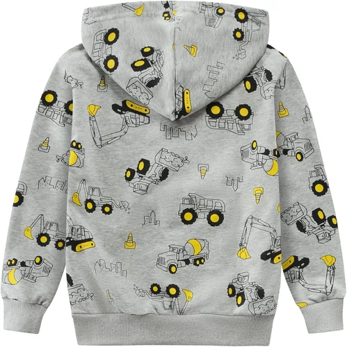 Vista 7 de Sudadera con capucha para niños pequeños, sudadera con capucha para bebé, con cremallera, abrigo de manga larga para invierno, camisas con capucha