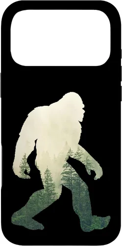 Vista 21 de Carcasa para iPhone X/XS, diseño de Sasquatch Yeti Nature