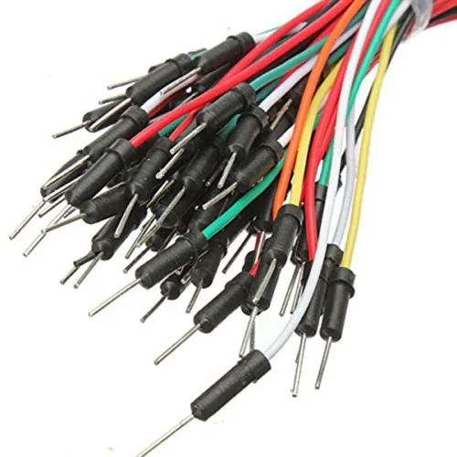 Vista 3 de RGBZONE 130 cables de puente de tabla de pan flexibles sin soldadura macho a macho para Arduino Breadboard y robótica y frambuesa