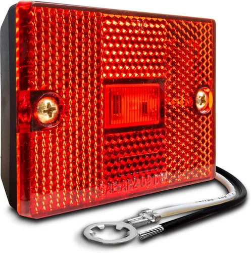 Vista 17 de TRUE MODS - Luz de marcador lateral LED ámbar [certificado DOT] [IP67 resistente al agua] [reflector integrado] para remolques de lanchas