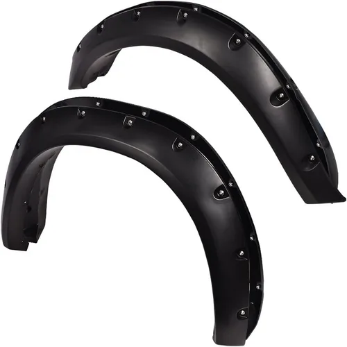 Vista 15 de PIT66 Guardabarros, compatibles con modelos Dodge Dakota Crew Cab 2005-2011 compatibles con Ram Dakota Crew Cab Pickup 2011 Smooth Matte Wheel