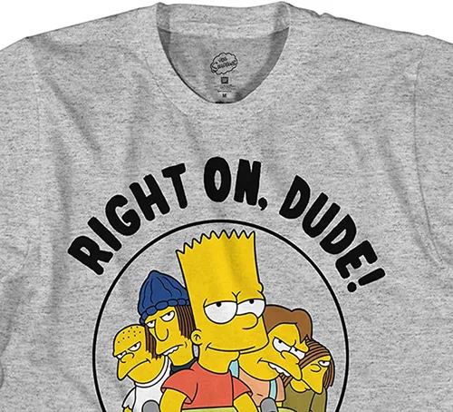 Vista 7 de The Simpsons Camiseta de patinaje para niños Bart Simpson - Krusty The Klown, Bart y Homer Simpson