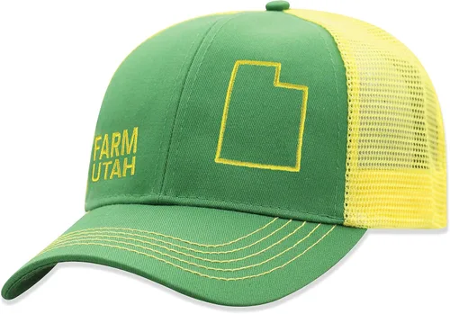 Vista 20 de John Deere Gorra de béisbol con logotipo y malla trasera con contraste, para hombre