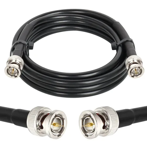 Vista 5 de XRDS -RF Cable SDI de 1 pie, cable de video digital macho BNC 75 ohmios RG59 BNC Cables soporta HD-SDI/3G/6G-SDI/4K/8K (2PCS)