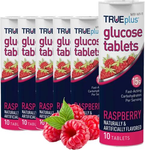 Vista 10 de TRUEplus Tabletas de glucosa, sabor naranja, 10 unidades, 6 tubos