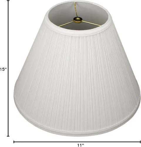 Vista 6 de FenchelShades.com Pantalla de 6.5 pulgadas de diámetro superior x 15 pulgadas de diámetro inferior x 11 pulgadas de altura inclinada con arandela