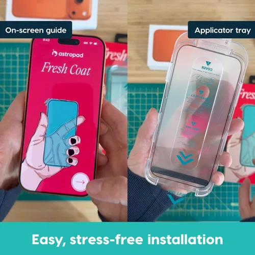 Vista 4 de Fresh Coat 2.0 - Protector de pantalla para iPhone 17 Pro, 2 veces más