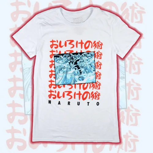 Vista 3 de Camiseta Naruto Shippuden Junior Harem Technique con estampado gráfico