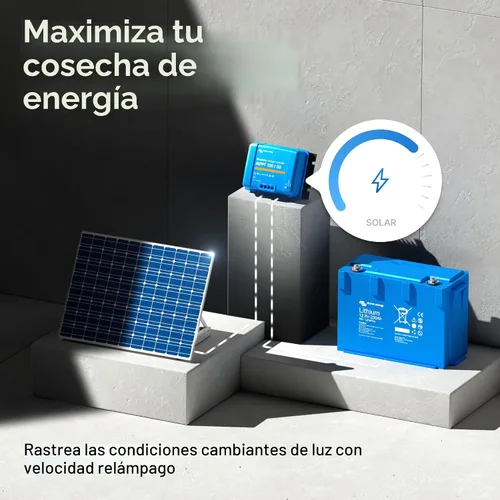 Vista 5 de Victron Energy BlueSolar MPPT Controlador de carga solar - Controladores de carga para paneles solares - 100V, 30 amperios, 12/24 voltios