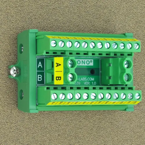 Vista 9 de OONO Montaje a tornillo 30A/300V 2x12 Posición Bloque de terminales Módulo de distribución.