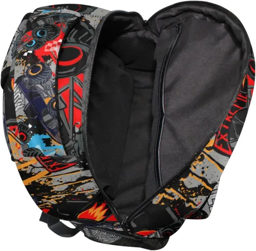 Vista 6 de Krafig Monster Truck Car - Mochila escolar para niños, niñas, mochila escolar para escuela primaria, mochila de viaje, Monster Truck, Mochilas