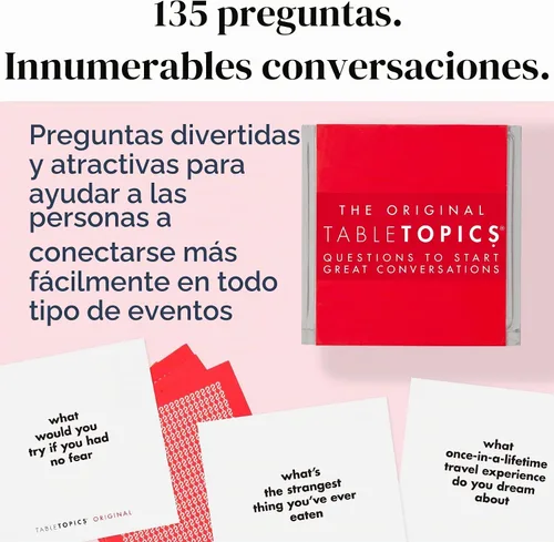 Vista 2 de TABLETOPICS edición original-décimo aniversario: preguntas para iniciar grandes conversaciones
