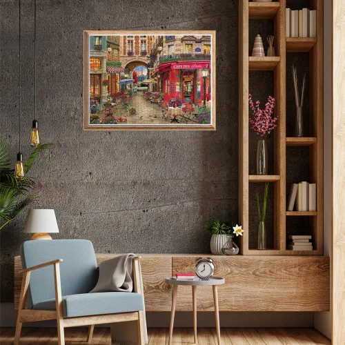Vista 2 de Anatolian Puzzle - Café des Paris, Rompecabezas de 1000 piezas, 1134