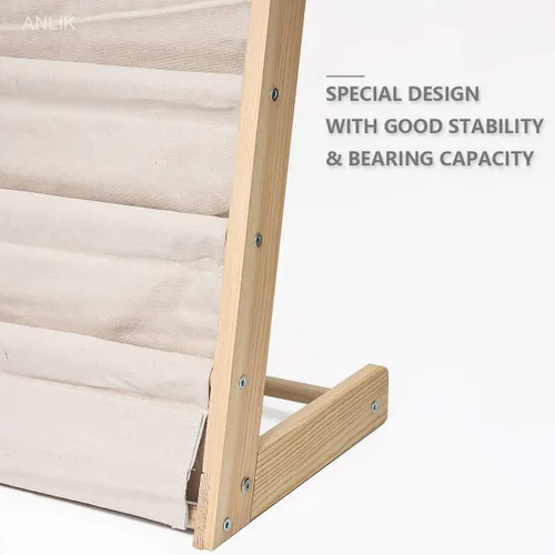 Vista 5 de Sling - Estantería para libros para niños, color beige natural (beige, ancho: 29.5 in)