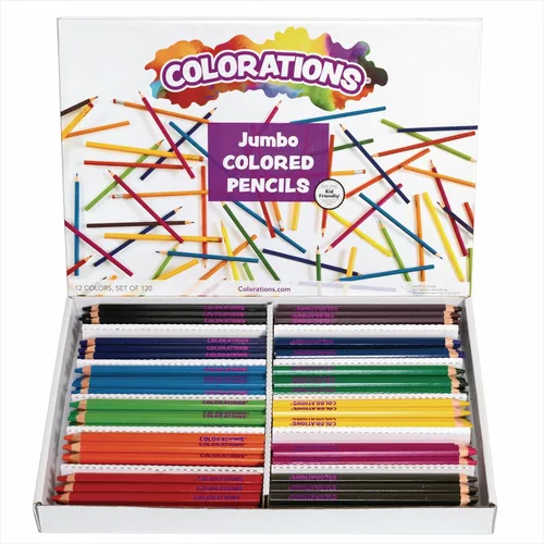 Vista 7 de Colorations STUBPEN - Lápices de colores rechonchos para niños, juego de 48
