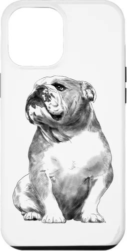 Vista 26 de Funda para iPhone 17 de Bulldog Inglés con diseño de perro
