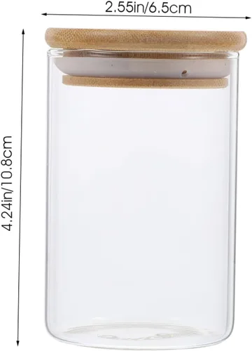 Vista 7 de Caja de almacenamiento de hisopos de algodón cosmético, organizador de baño, tarros de almohadilla de bolas de hisopos de algodón, tarros