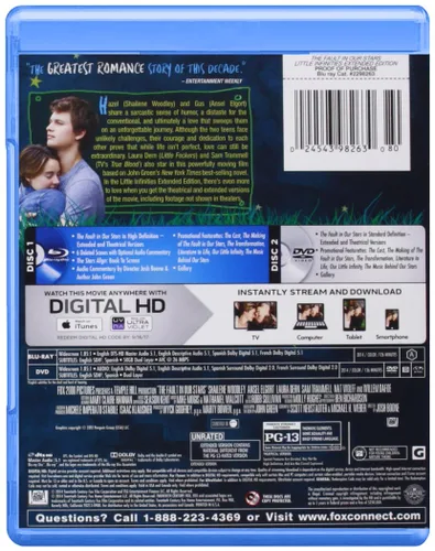 Vista 2 de The Fault in Our Stars (Little Infinities Extended Edition) Blu-ray