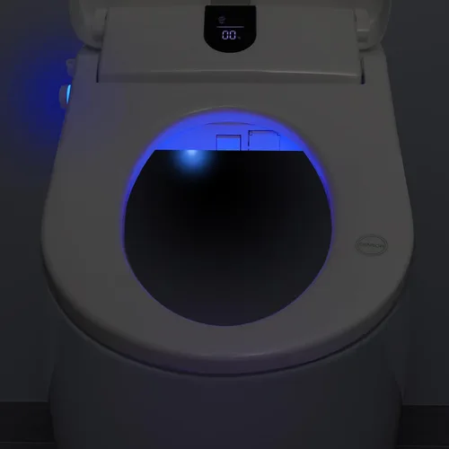 Vista 7 de YOURLITE Asiento de inodoro electrónico inteligente con secado al aire caliente, bidé de asiento con calefacción con boquilla de autolimpieza