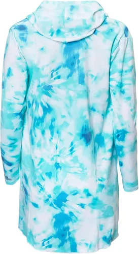 Vista 2 de UV Skinz Envoltura de resort con capucha UPF 50+ para mujer, con protección solar