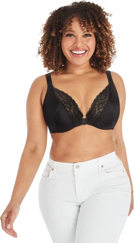 Vista 2 de Playtex Women's Secrets Front-Close No-Poke Dreamwire Underwire, Cooling Trusupport Bra