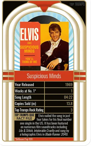 Vista 5 de Top Trumps Elvis Presley Top 30 Juego de cartas