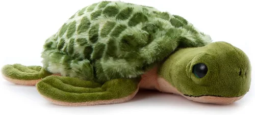 Vista 4 de The Petting Zoo Peluche de tortuga marina, regalos para niños, animales salvajes del océano Onez, juguete de peluche de tortuga marina de 14 pulgadas