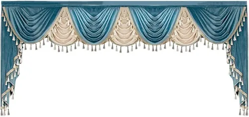 Vista 10 de Gxi Cenefa de cortina de terciopelo beige burdeos para ventanas de cocina, cenefas de cascada de terciopelo, cortinas de ventana para sala de estar