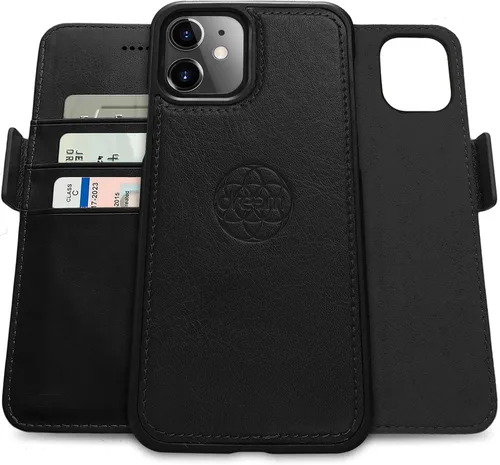 Vista 90 de Dreem - Funda y cartera Fibonacci 2 en 1 para iPhone Negro