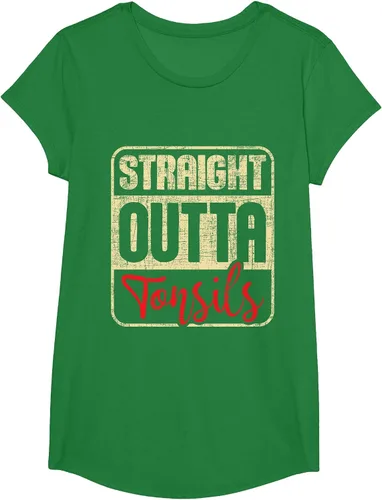 Vista 69 de Straight Outta Amígdalas - Camiseta de recuperación de cirugía de eliminación de amígdalas Asphalt Grey