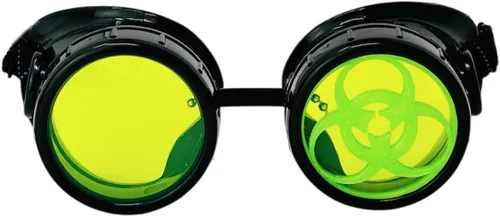 Vista 12 de Steampunk Mad Scientist - Gafas de protección para los ojos, estilo de soldadura