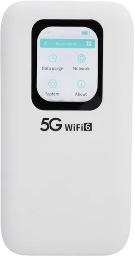Vista 5 de Keenso Enrutador WiFi portátil 5G conexión de alta velocidad para viajes Nano SIM ranura para tarjeta módem portátil para viajes