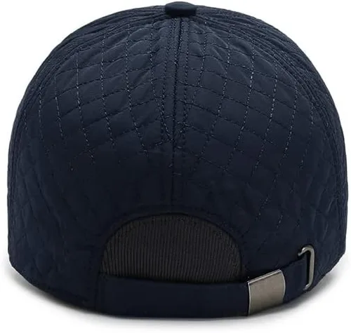 Vista 6 de FASHIXD Gorra de béisbol de invierno para hombre, sombreros de invierno con orejeras, gorras ajustables para clima frío