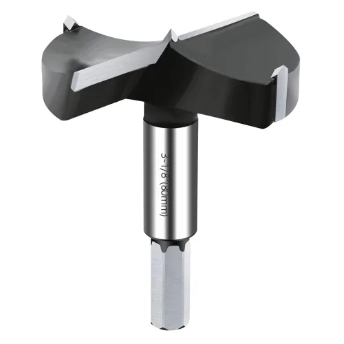 Vista 10 de Broca Forstner de carburo de 1/4 pulgada, broca Forstner con punta de carburo de 6 mm para madera dura, juego de sierras de perforación para madera